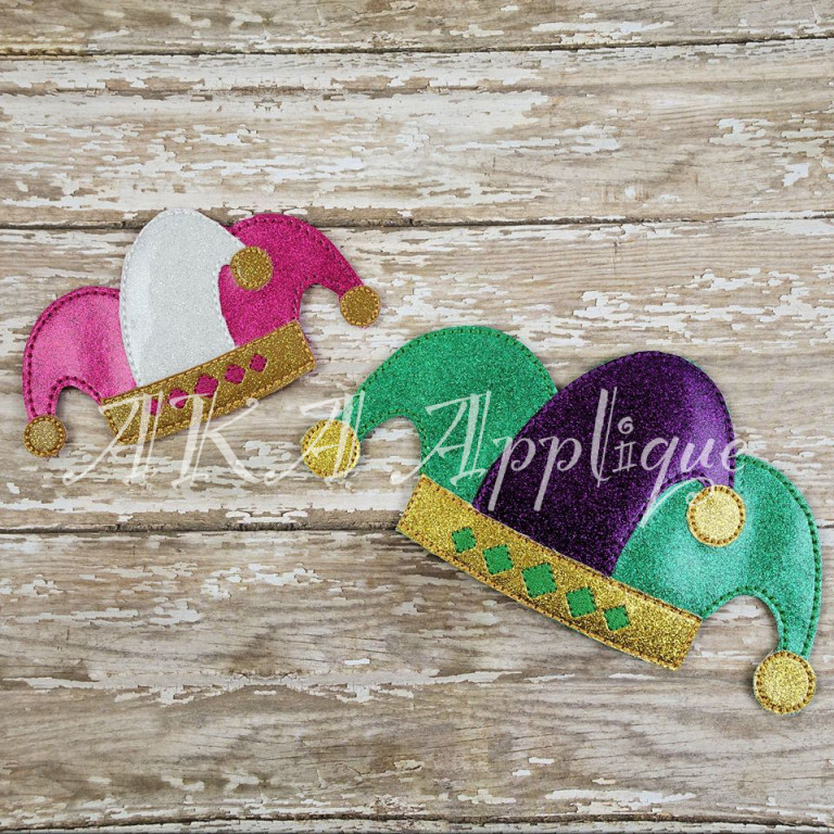 ITH Jester Headband Tiara SLIDER™ Embroidery Design - Image 4