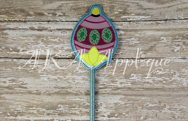 ITH Easter Egg Wand Embroidery Design