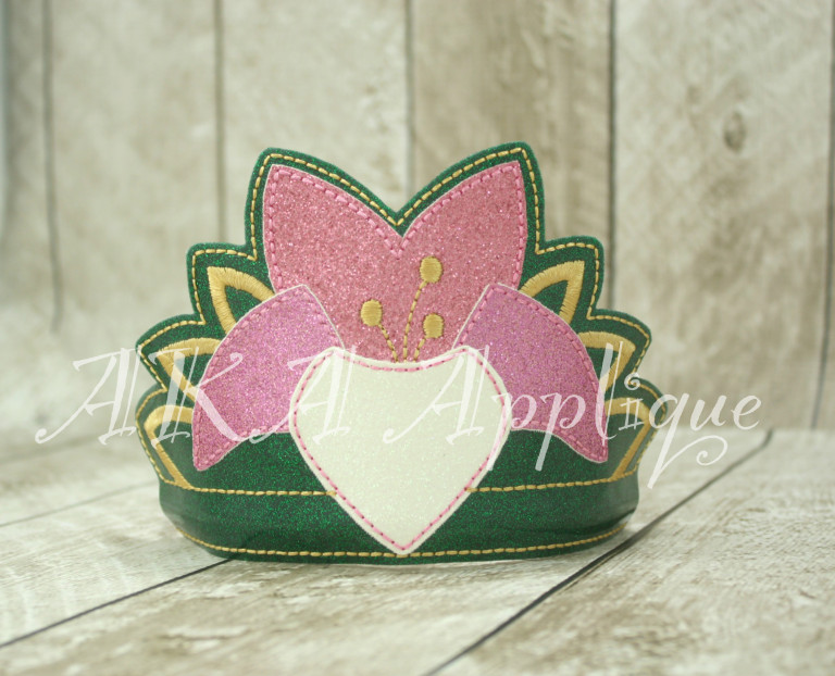 ITH Warrior  Princess Headband Tiara SLIDER™ Embroidery Design