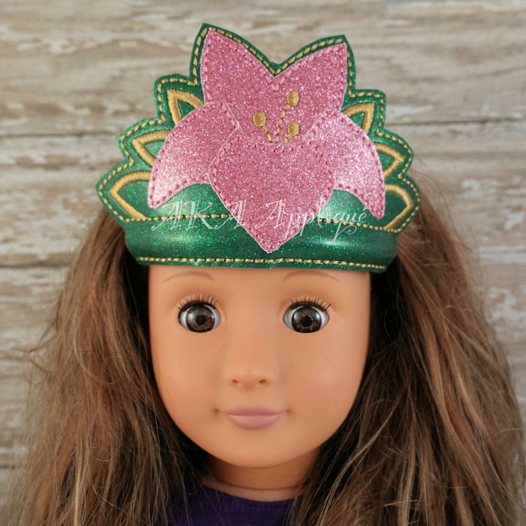 ITH Warrior  Princess Headband Tiara SLIDER™ Embroidery Design - Image 2
