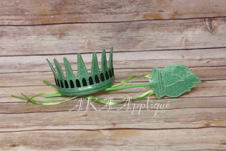 ITH Liberty Torch/Torch Wand Embroidery Design - Image 3