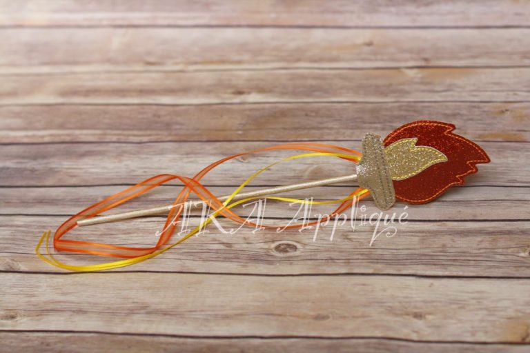 ITH Liberty Torch/Torch Wand Embroidery Design - Image 5