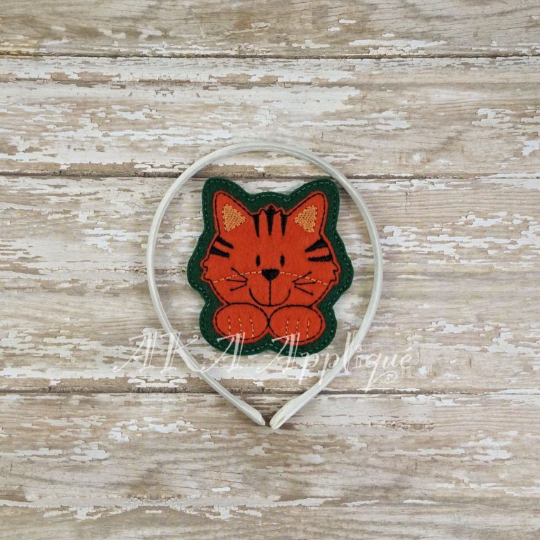 ITH Toby Tiger Headband SLIDER™ Embroidery Design - Image 3