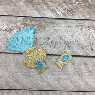 ITH Crown Princess Scepter_Wand Embroidery Design