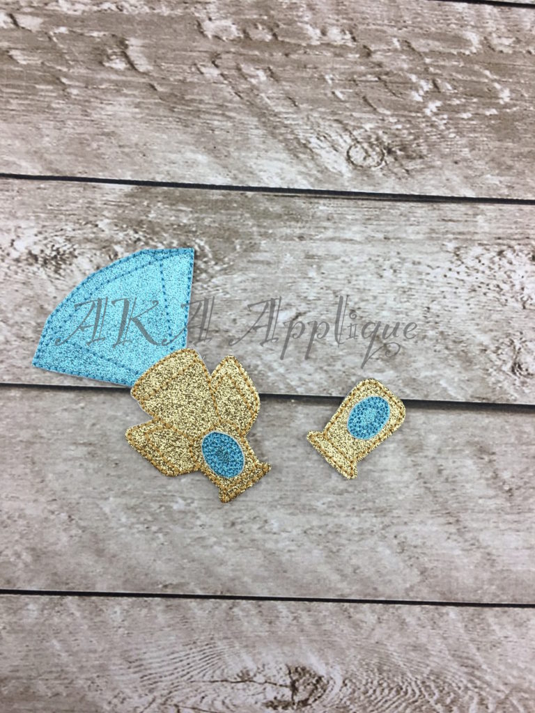 ITH Crown Princess Scepter_Wand Embroidery Design