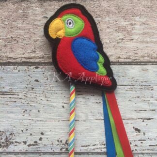 ITH Parrot Wand Embroidery Design