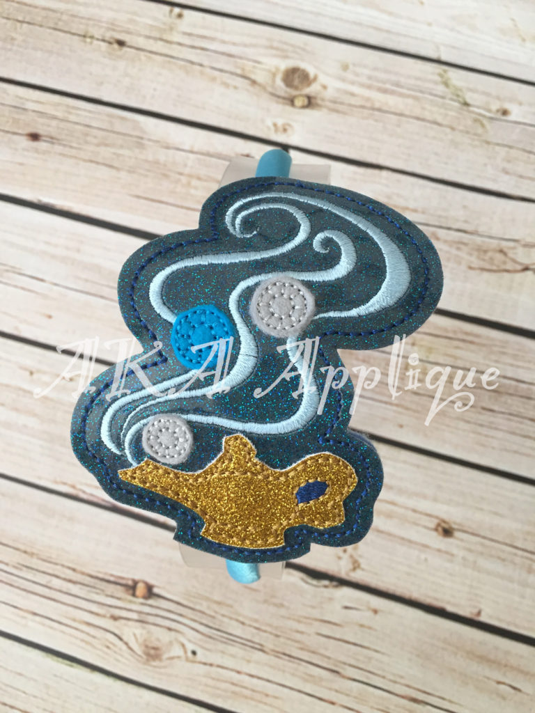 ITH Arabian Princess Headband SLIDER™ and Clip Cover Embroidery Design