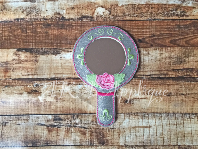 ITH Rose Princess Magical Mirror Embroidery Design - Image 5