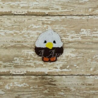 Edgar Eaglet Eagle Feltie Embroidery Design