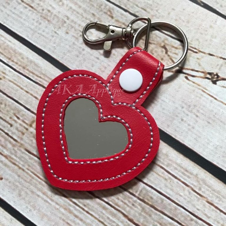 ITH Mirror Snap Fob Shape Set Embroidery Design - Image 6