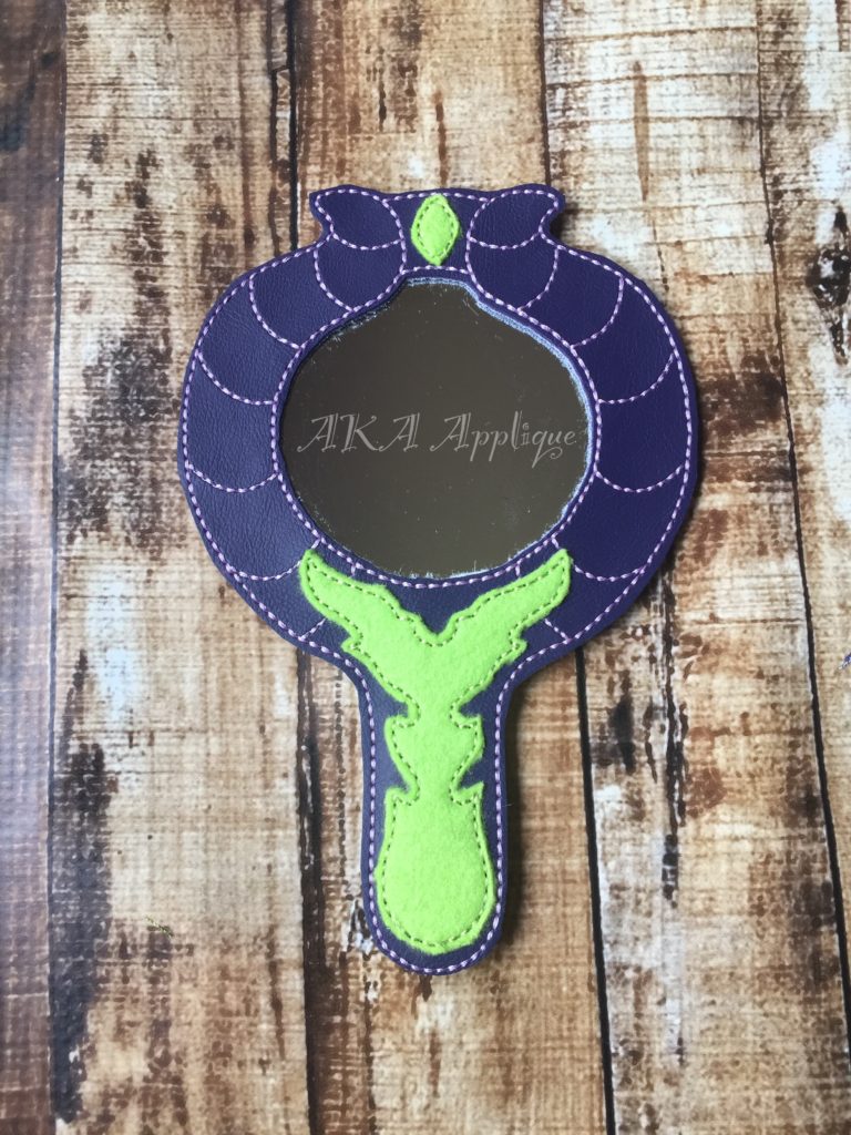 ITH Dragon Fairy Magical Mirror Embroidery Design - Image 2