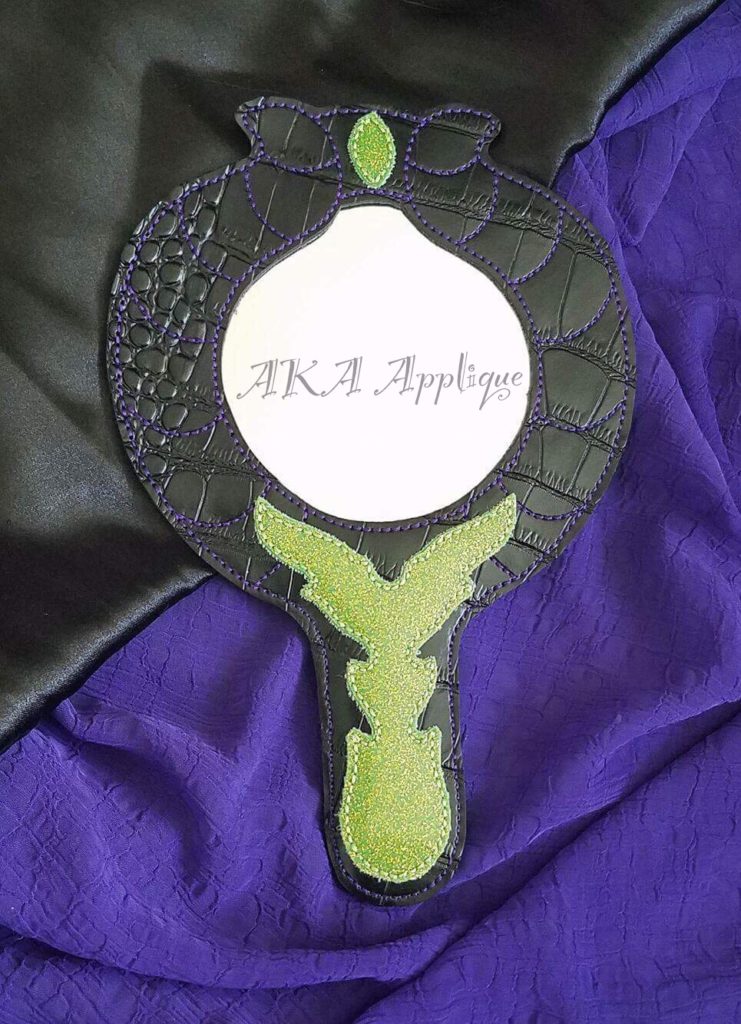 ITH Dragon Fairy Magical Mirror Embroidery Design - Image 3