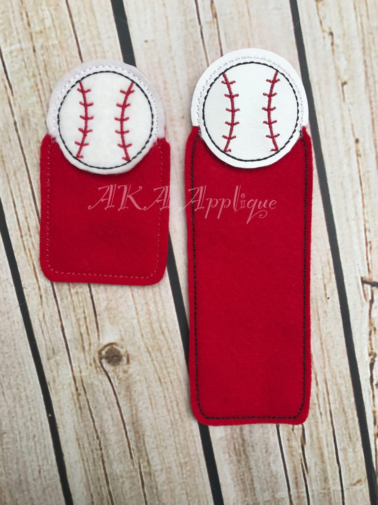 Peeking Sport Ball Bookmark Set 1 ITH Embroidery Design - Image 4