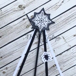 ITH Spider Princess Wand Embroidery Design