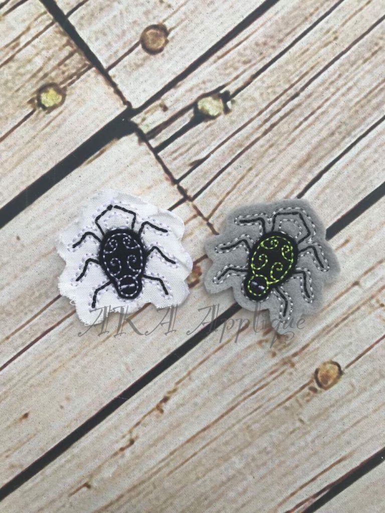 ITH Spider Princess Tiara_Wand_Feltie SET Embroidery Design - Image 5