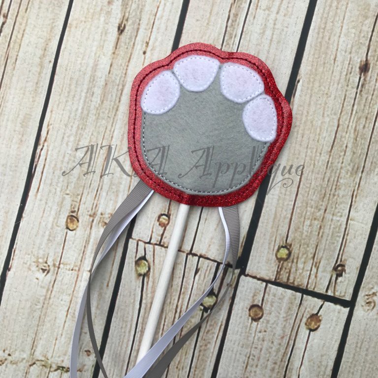 ITH Elephant Footprint Wand Embroidery Design