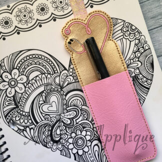 ITH Stethoscope Heart Pocket Band SLIDER™ Embroidery Design
