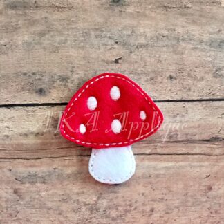 Mushroom 2 Feltie Embroidery Design