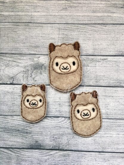 Lucy Llama Feltie Embroidery Design - Image 2