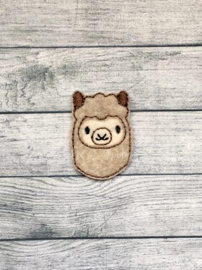Lucy Llama Feltie Embroidery Design