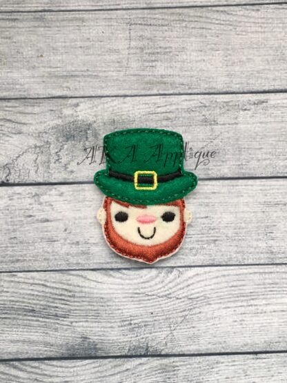 Liam Leprechaun Feltie Embroidery Design
