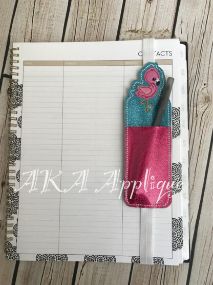 ITH Florence Flamingo Pocket Band Slider Embroidery Design - Image 2