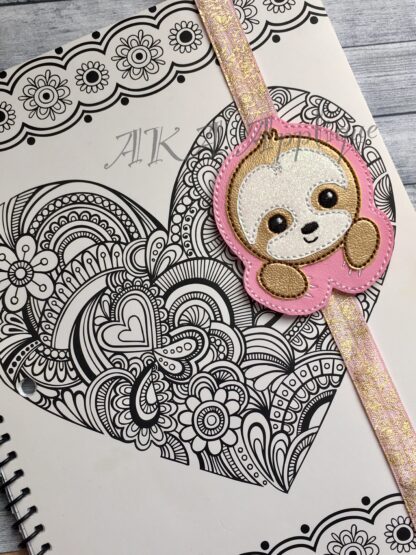 ITH Sydney Sloth Headband SLIDER™ Embroidery Design - Image 2