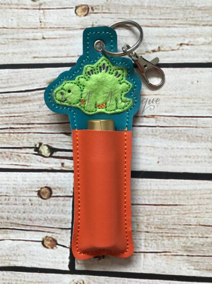 ITH Steven Stegosaurus EO on the Go Roller Bottle Key Fob Embroidery Design - Image 5