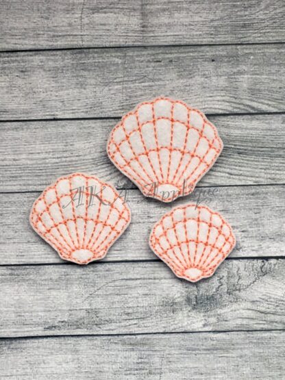 Seashell Feltie Embroidery Design - Image 2