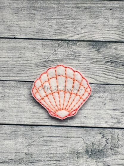Seashell Feltie Embroidery Design