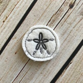 Sandra Sand Dollar Feltie Embroidery Design