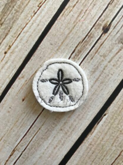 Sandra Sand Dollar Feltie Embroidery Design