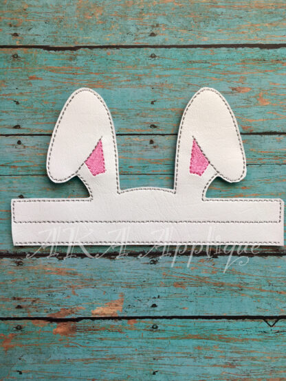 ITH Bunny (Floppy Ear) Blank Headband Tiara Slider Embroidery Design - Image 5