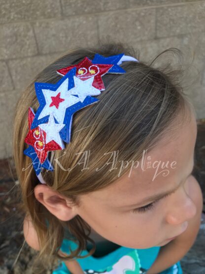 ITH Star Swirl Headband Slider Embroidery Design - Image 2