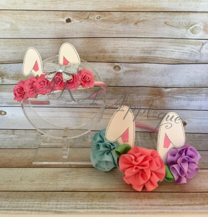 ITH Bunny (Floppy Ear) Blank Headband Tiara Slider Embroidery Design