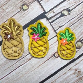 Pineapple Feltie Embroidery Design