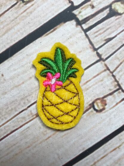 Pineapple Feltie Embroidery Design - Image 2