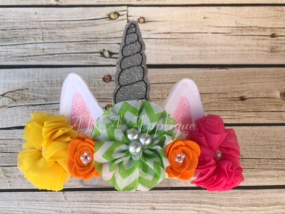 ITH Caticorn Blank Headband Tiara Slider Embroidery Design