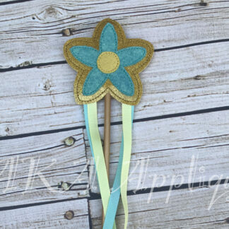 ITH Fancy Flower Wand Embroidery Design
