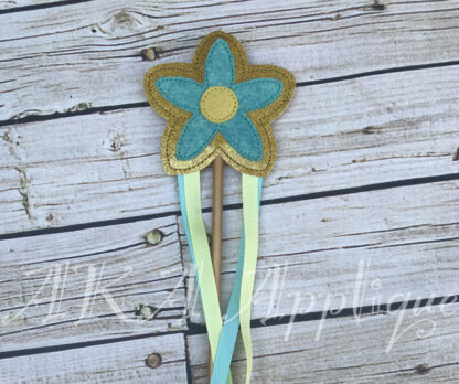 ITH Fancy Flower Wand Embroidery Design