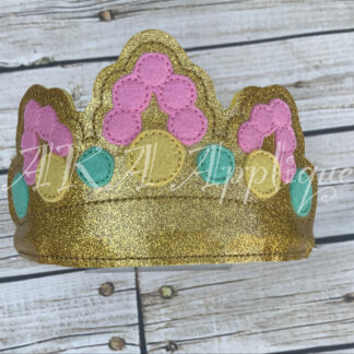 ITH Fancy Beaded Tiara Slider Embroidery Design