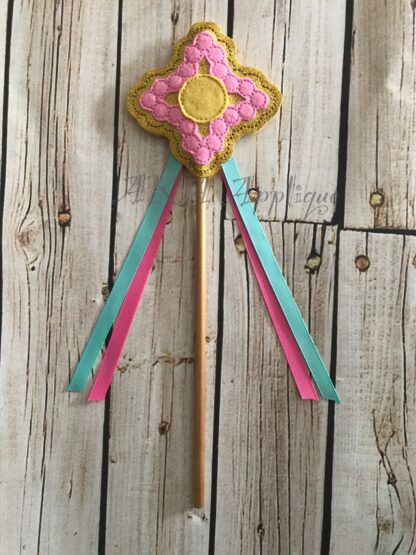 ITH Fancy Beaded Pearl Wand Embroidery Design - Image 2