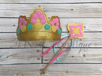 ITH Fancy Beaded Tiara Slider Embroidery Design - Image 2