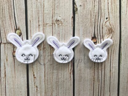 Betty Bunny Feltie Embroidery Design - Image 2