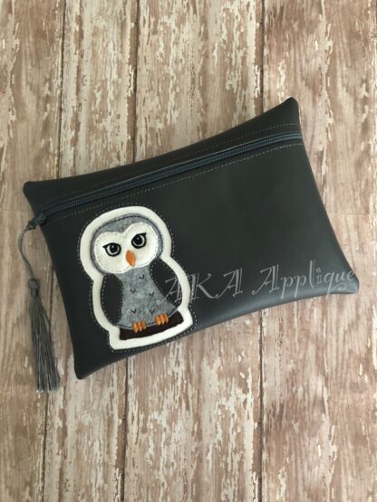 ITH Magical Owl Zipper Pouch Embroidery Design - Image 3