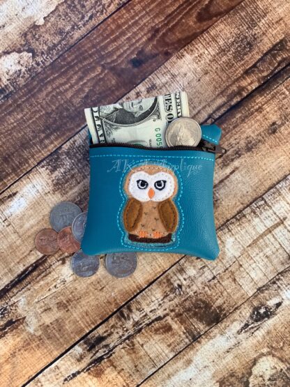 ITH Magical Owl Zipper Pouch Embroidery Design - Image 2