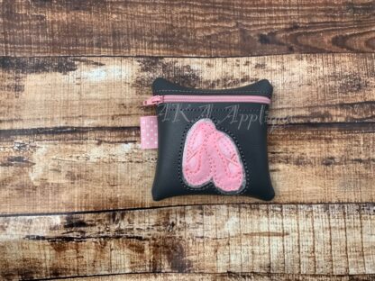 ITH Ballet Slipper Zipper Pouch Embroidery Design - Image 4
