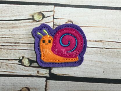 Sheldon Snail Feltie Embroidery Design