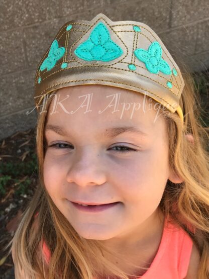 ITH Arabian Princess III Headband Tiara Slider Embroidery Design - Image 4