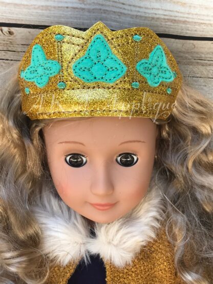 ITH Arabian Princess III Headband Tiara Slider Embroidery Design - Image 3